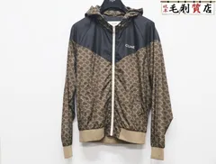 セリーヌ CELINE ブルゾン モノグラム ナイロン ベージュ ブラック 2W343344N サイズ50 美品 トリオンフ ジャケット アウターのサムネイル