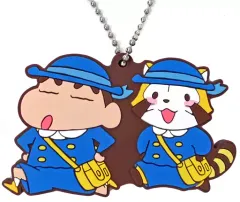 【中古】雑貨 ふたば幼稚園の制服 「クレヨンしんちゃん＆ラスカル カプセルラバーマスコット」