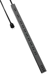 【数量限定】10個口 / [コンセント USB-A 4ポート] USBタップ ほこりシャッター付 雷ガード 2.5m 電源タップ ブラック エレコム ECT-1925BK