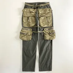 26e24 TATRAS×RIOT HILL タトラス ライオットヒル コラボ パラシュートカーゴパンツ イージーパンツ ボトムス マルチジップポケット MRHO20A5040 03 カーキのサムネイル