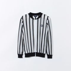 【認定リユース品】ストライプ天竺　フルジップジャケット