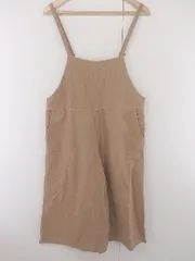 ◇ studio CLIP スタディオクリップ コーデュロイ サロペット サイズM ライトブラウン系 レディース E  【1304180002519】