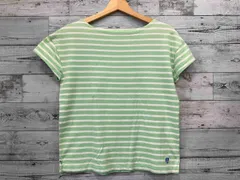 ORCIVAL オーシバル Tシャツ ボーダー  グリーン フリーサイズ