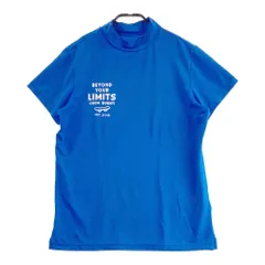 サイズ：2 JACK BUNNY ジャックバニー  モックネック 半袖Tシャツ  ブルー系 [240101529483] ゴルフウェア レディース ストスト