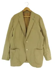 美品【 ジャンネット 】✦ 麻100% テーラード ジャケット 柿渋色