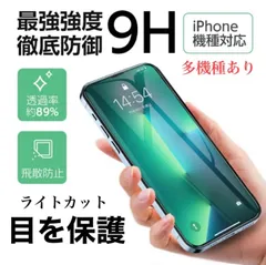 iPhone 13/13Pro/13ProMax/13Mini グリーンガラス仕様 強化ガラスフィルム 硬度9H 飛散指紋気泡防止