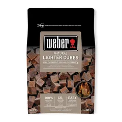 48個入【日本正規品】 100%天然素材点火キューブ 着火剤 グリル BBQ コンロ バーベキュー ウェーバー(Weber)