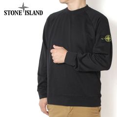 25SSモデル ストーンアイランド STONE ISLAND バッジワッペン付き スウェットトレーナー【V0029 BLACK】 K1S156100023 S0121 V0029 BLACK/【2025SS】m-tops