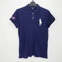 RALPH LAUREN ラルフローレン US OPEN 2009 ビックポニーロゴ刺繍 半袖ポロシャツ NAVY L
