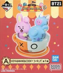 [중고] 피규어 KOYA & MANG & COOKY 피규어 [이치 반 쿠지 BT21 VAN PARK] A상