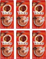 M005	ココア5個入りが6箱　合計30　バンホーテン カフェモカ 5P×6箱　濃厚ココア×本格コーヒー(微粉砕レギュラー コーヒー配合)　甘さ控えめ　ホット　アイス　飲み物　眠気覚ましに　朝食に　一人時間に　ホッと一息	4901305406626