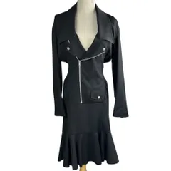 COMME des GARCONS JUNYA WATANABE(コムデギャルソンジュンヤワタナベ) 13AW Double Rider Dress ダブル ライダース ワンピース JL-O029 S ブラック AD2013