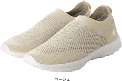 TOKYO☆CAMPGO トーキョーキャンプゴー レディース スニーカー フライニット スポーティ 軽量 軽い スリッポン 春 夏 秋 冬 hktc4708 ベージュ S（22.5～23.0cm）