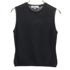 Burberrys Blue label バーバリーズブルーレーベル 90s オールド ニットベスト M ブラック 三陽商会 レディース 古着