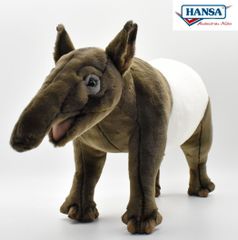 HANSA 5088 マレーバク 56cm TAPIR BH6937 獏 ぬいぐるみ ハンサ もふもふ クリスマス 誕生日 プレゼント 動物 犬 猫 鳥 うさぎ ペンギン アニマル 置物 人形 フィギュア 大きい マスコット 実物大 大型
