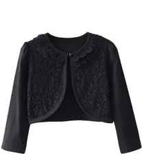 【新着商品】フォーマル 長袖 きれいめ ボレロ レース 女の子 キッズ 子供服 [ビートーク] 110～160