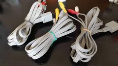 【３本セット】Wii/Wii U用　AVケーブル　RVL-009