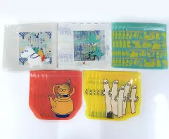 【中古】雑貨 全5種セット 仕分けに便利なジッパーバッグ(5枚組) 「一番くじ ムーミン Relaxing Trip」 G賞