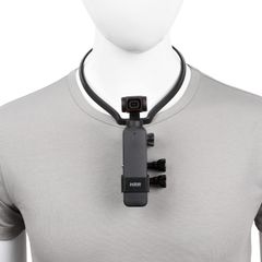 PellKing Neck Mount Holder DJI Pocket 2とDJI Osmo Pocket 1に対応、ファーストビュー撮影用フレーム延長アームPOVチェストホルダーアクセサリー付き