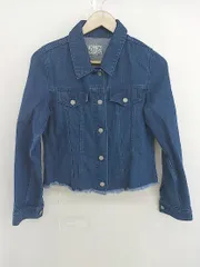 ◇ CIAOPANIC I.D.G INDIGOS カットオフ 長袖 Gジャン デニム ジャケット サイズF ブルー レディース  【中古】 【1206140005083】