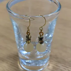 天然石ハンドメイドピアス（NO33）