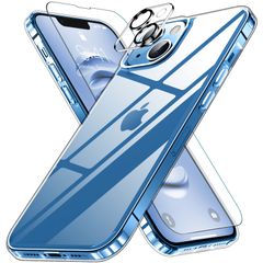 iPhone14 用 ケース クリア 耐衝撃 カメラレンズ保護付き 黄ばみ防止 アイフォン14ケース 米軍MIL規格 耐久性 SGS認証 アイホン14ケース ストラップホールあり ワイヤレス充電対応 スマホケース あいふぉん14 カバー 6.1インチ