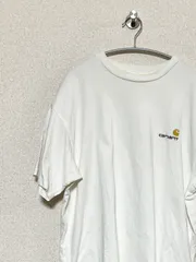 【Carhartt WIP】S/S AMERICAN SCRIPT T-SHIRT XL 刺繍ロゴ Tシャツ カーハート ビックサイズ  古着