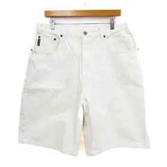 アルマーニエクスチェンジ ショートパンツ ボトムス デニムショーツ メンズ 36×24 1/2サイズ ホワイト ARMANI EXCHANGE 【中古】