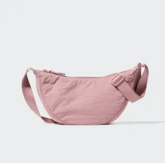 UNIQLO ラウンド ミニ ショルダーバッグ ピンク
