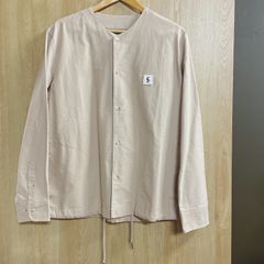 SURREAL シュルリアル ベースボールシャツ OXFORD BASEBALL SHIRT BEG M