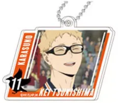 【中古】雑貨 月島蛍 「ハイキュー!! TO THE TOP デコフレアクリルキーホルダー 烏野高校」