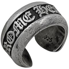 クロムハーツ CHROME HEARTS スモール スクロールラベル リング 指輪 リング 3号 シルバー925 シルバー レディース 【中古】