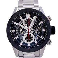 タグホイヤー TAG HEUER カレラ キャリバー ホイヤー01 CAR201V.BA0766 TAG Heuer Carrera  自動巻き 腕時計 メンズ・ユニセックス スケルトン