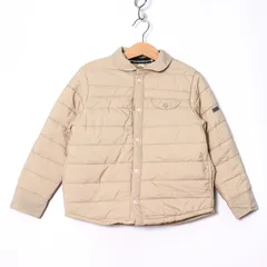 アプレレクール ナイロンジャケット中綿入りジャンパーアウター キッズ 男の子用 120サイズ ベージュ apres les cours 【中古】