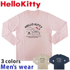 キティちゃん 長袖 Tシャツ メンズ ハロー キティ サンリオ グッズ 猫 HK1233-529B