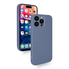 iPhone 15 Pro Max ケース 耐衝撃 シリコン カバー 軽量 薄型 柔軟 アイフォン15ProMax スマホケース マット質感 指紋防止 擦り傷防止 落下防止 滑り止め ストラップホール付き (グレー)