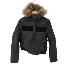 コムサデモードメン COMME CA DU MODE MEN ベロア切替 ファーフード ダウンジャケット メンズ  M