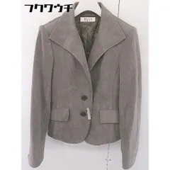 ◇ ELLE エル 2B シングル 長袖 テーラードジャケット サイズ38 ベージュ系 レディース  【中古】 【1112040001783】