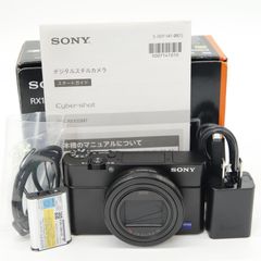 ■美品■ SONY(ソニー) コンパクトデジタルカメラ Cyber-shot RX100VII ボディ ブラック 1.0型積層型CMOSセンサー 光学ズーム8倍(24-200mm) 180度チルト可動式液晶モニター 4K動画記録 DSC-RX100M7