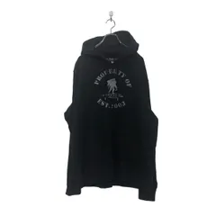 UNDER ARMOUR プリント スウェット パーカー XL アンダーアーマー ブラック 裏起毛 ビッグサイズ 古着卸 アメリカ仕入 a603-5801