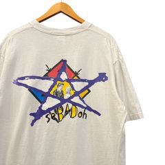 90s ビンテージ SEBADOH 両面プリント バンド Tシャツ L ホワイト 90年代 USA製 アメリカ製 セバドー ロックT バンT
