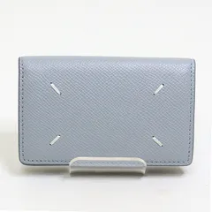 メゾン マルジェラ 4ステッチ カードケース 名刺入れ レザー 3A3VX0005 カードホルダー【中古】Sランク