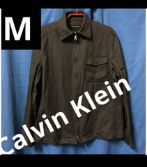 ✨美品✨Calvin Klein スエードジャケット M ファー襟 ダークグレー 