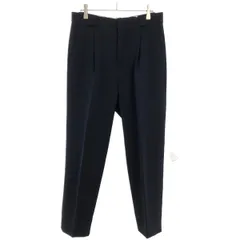 H BEAUTY & YOUTH エイチビューティーアンドユース DBL/CLOTH 1P TPD ダブルクロステーパードスラックスパンツ 1214-299-6963 ネイビーのサムネイル