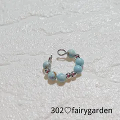 302♡Marbleターコイズ（2Color）イヤーカフ　アレルギー対応