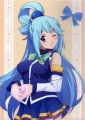 【中古】ポスター A3クリアポスター アクア(ハート) 「くじ引き堂 この素晴らしい世界に祝福を! アクア Birthdayくじ」 A-3賞