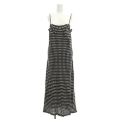 ジュンヤワタナベ JUNYA WATANABE コムデギャルソン COMME des GARCONS AD2001 ドット柄 キャミワンピース ロング マキシ丈 ノースリーブ チャコールグレー 白 ホワイト /MI ■OS ■SHのサムネイル