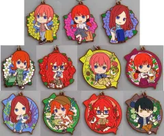 【中古】キーホルダー 全11種セット ラバーチャーム きゅんキャラいらすとれーしょんず 「一番くじ 五等分の花嫁∽ ～五つ子ハネムーン!!～」 I賞