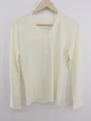 ◇ ◎ SLY スライ タグ付 Vネック 長袖 ニット セーター サイズ2 オフホワイト レディース E  【1303140029511】