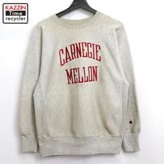 90s USA製 vintage Champion カレッジ リバースウィーブスウェット メンズ 表記Lサイズ
